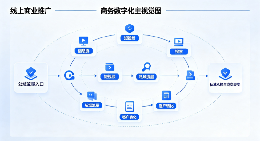 定远县线上商业推广怎么做？全域流量闭环搭建与低成本转化实战指南